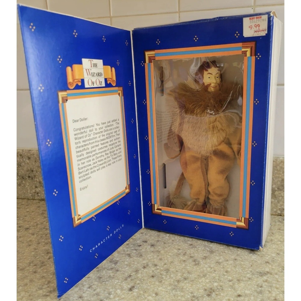 `Wizard of Oz-Cowardly Lion Doll-By Ideal-New In Box